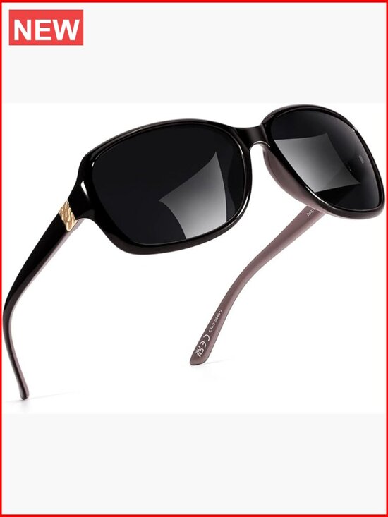 Polarized Square Wrap Sunglasses UV400 Protection Wraparound Shades main image 5